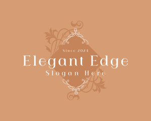 Elegant Luxury Floral Boutique logo design