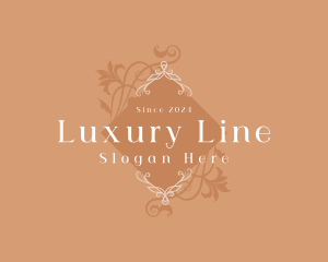 Elegant Luxury Floral Boutique logo design