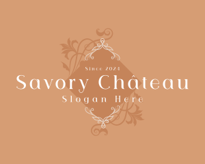 Elegant Luxury Floral Boutique logo design