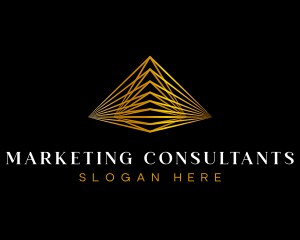 Luxury Pyramid Consultant logo design