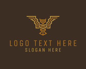 Ethnic Bird Symbol Logo