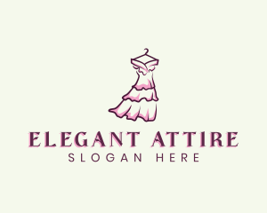 Dress Gown Clothing logo design