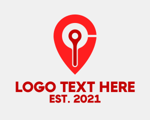 Red Pin Locator  logo