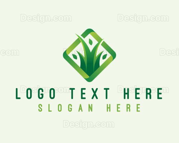 Garden Grass Landscaping Logo