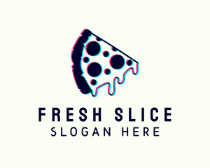 Glitch Pizza Restaurant logo design
