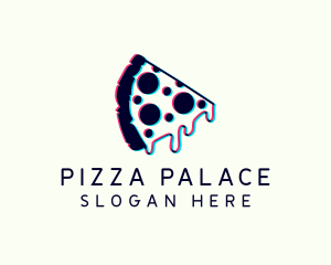 Glitch Pizza Restaurant logo design