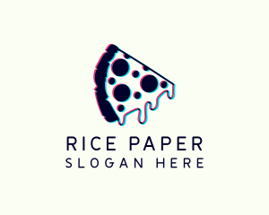 Glitch Pizza Restaurant logo design