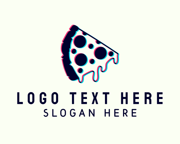 Pizza Slice logo example 2