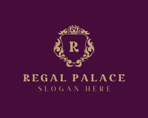 Regal Shield Monarchy logo design