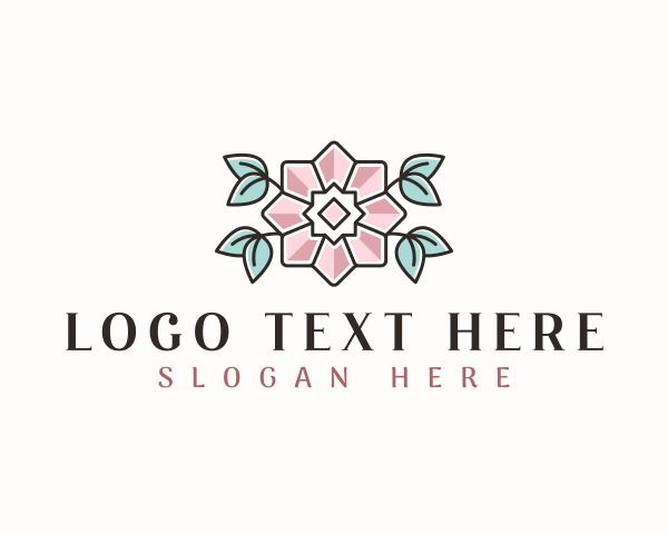 Floral Gem Crystal logo