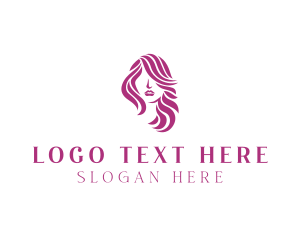 Pink Beautiful Lady Hair logo