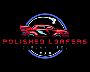 Vehicle Auto Polisher logo design