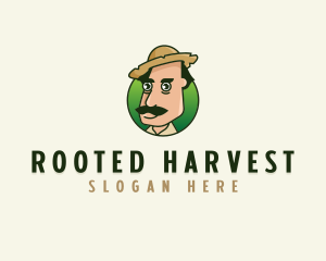 Farmer Man Agriculture logo design