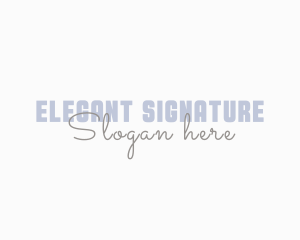 Business Signature Company logo design