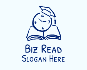 Book Study Time logo design