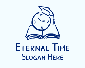 Book Study Time logo design