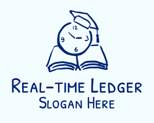 Book Study Time logo design