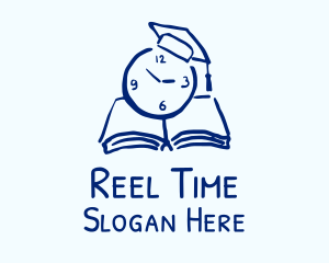 Book Study Time logo design