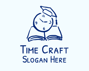 Book Study Time logo design