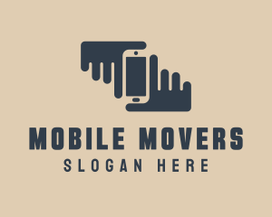 Hands Mobile Vlog logo design