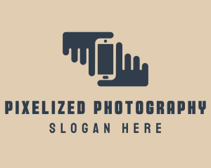 Hands Mobile Vlog logo design