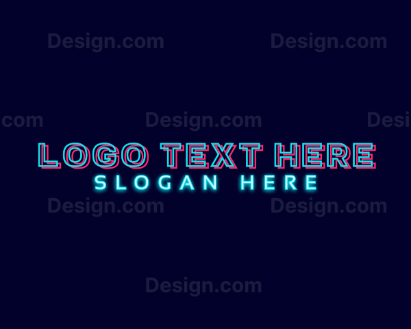 Neon Glitch Studio Logo