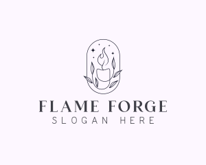 Candle Spa Wax logo design