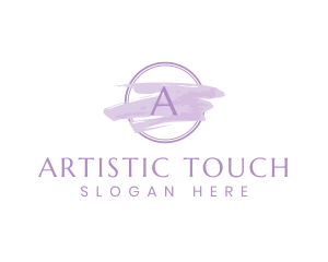 Watercolor Brush Boutique logo design