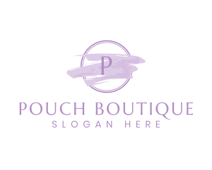 Watercolor Brush Boutique logo design