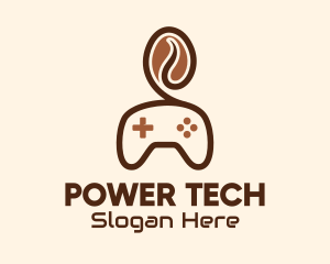Game Controller Coffee Bean logo
