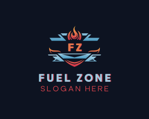 Fire Ice Blaze logo design