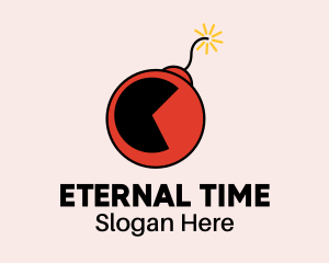 Explosive Time Bomb logo design