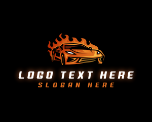 Flame Fast Car logo