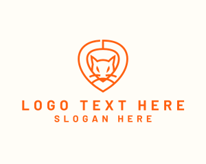 Location Pin Fox logo