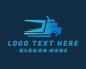 Fast Blue Truck  logo