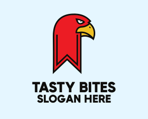 Red Bird Bookmark Logo