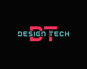 Cyber Neon Programmer logo design