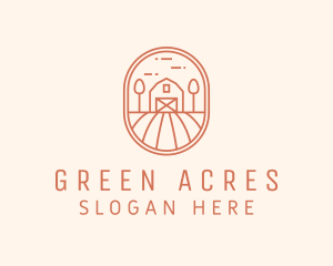 Farm Field Barn  logo design
