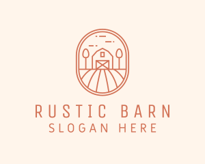 Farm Field Barn  logo design