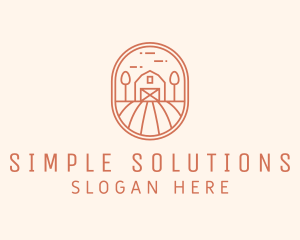 Farm Field Barn  logo design