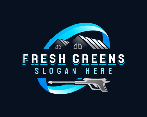 Pressure Wash Cleaning Logo