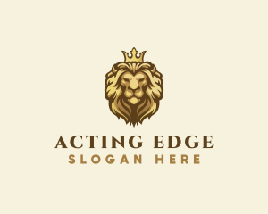 Royal Lion Crown logo design