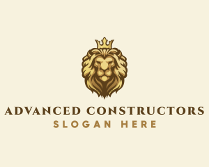 Royal Lion Crown logo design