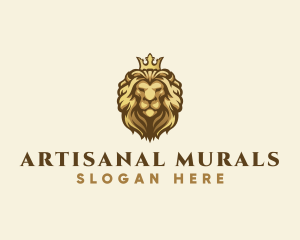 Royal Lion Crown logo design