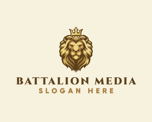 Royal Lion Crown logo design