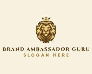 Royal Lion Crown logo design