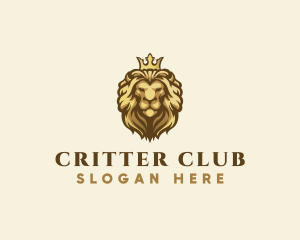 Royal Lion Crown logo design