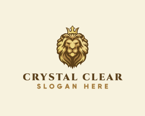 Royal Lion Crown logo design