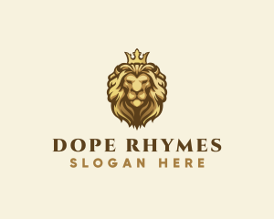 Royal Lion Crown logo design