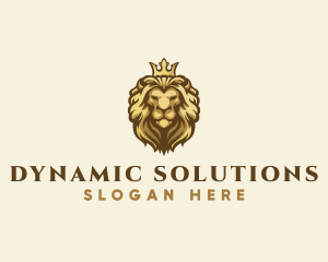 Royal Lion Crown logo design